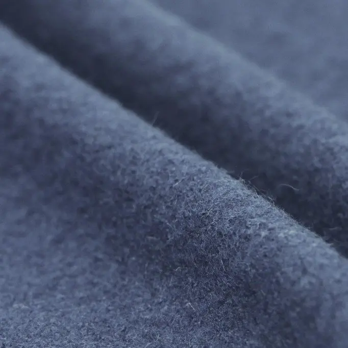 Fulled Loden Wool Fabric Dark Jeans - (Boiled Wool Fabric)