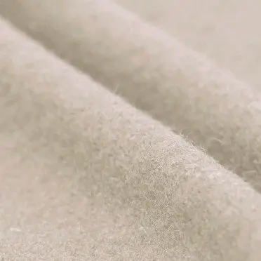 Tessuto Loden Follato Di Lana Naturel - (Tessuto Lana Cotta)