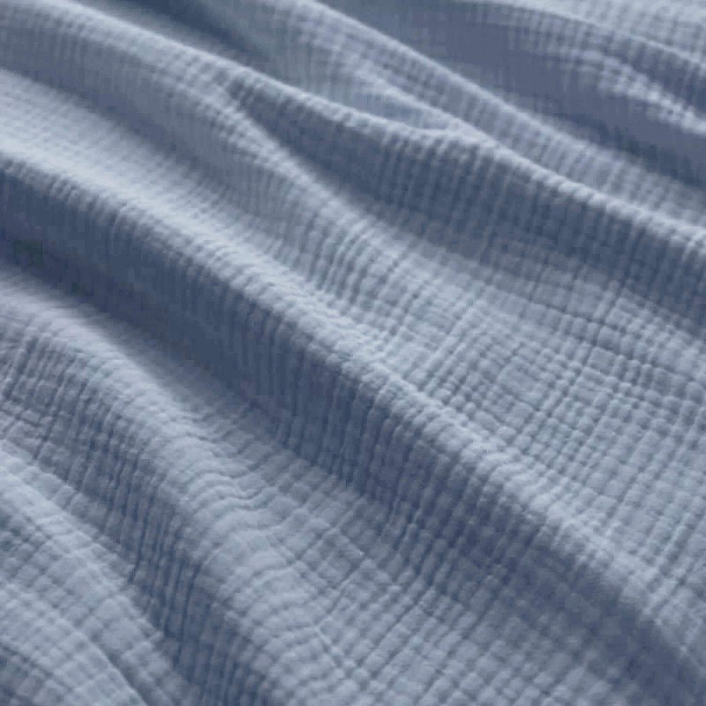Kraftig (Triple Layer) Musselin Stof Lys Jeans