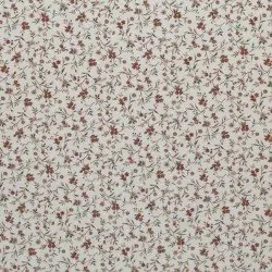 Baumwolljersey Digital - Beige Romantische Blume Baumwolljersey Digital - Beige Romantische Blume