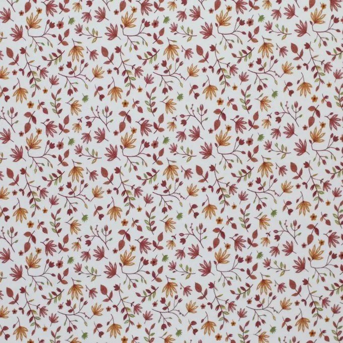 Jersey Katoen Digitale Print - Kastanje Blad Klei Roze | Rijs Textiles Jersey Katoen Digitale Print - Kastanje Blad Klei Roze - (Jersey Katoen Digitale Print)