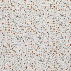 Baumwolljersey Digital - Blumen Collage Beige