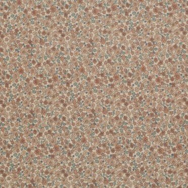Rippstrick Jersey Stoff - Süße kleine Blumen Kakao | Rijs Textiles Rippstrick Jersey Stoff - Süße kleine Blumen Kakao - (Jersey Stoffe)