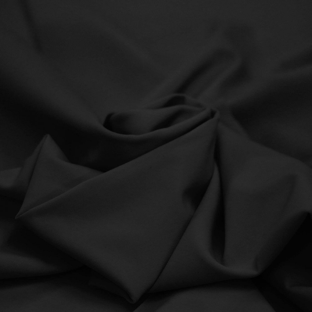 Lycra Stof (Mat) Zwart - (Lycra Stoffen Mat)