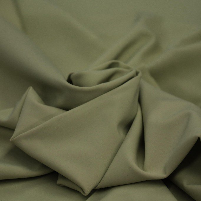 Lycra Stof (Mat) Olijf Groen - (Lycra Stoffen Mat)