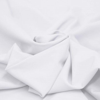 Tissu Lycra (Mat) Blanc 