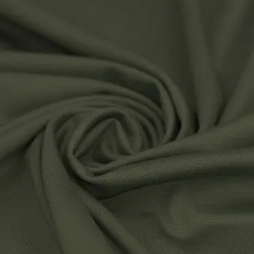 Punta Di Milano Jerseystoff Armeegrün - (Jersey Stoffe)