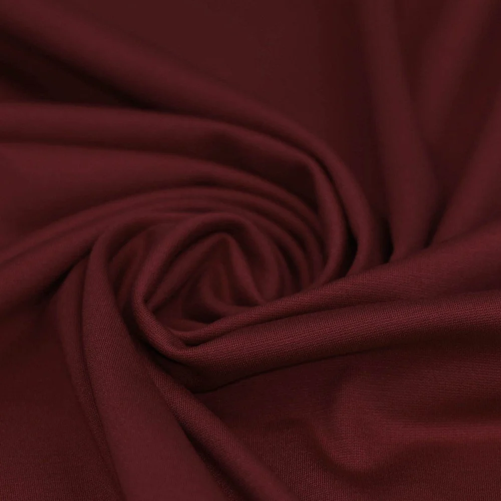 Punta Di Milano Jerseystoff Bordeaux