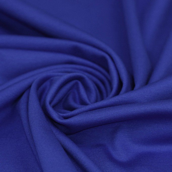 Punta Di Milano Jerseystoff Kobalt - (Jersey Stoffe)