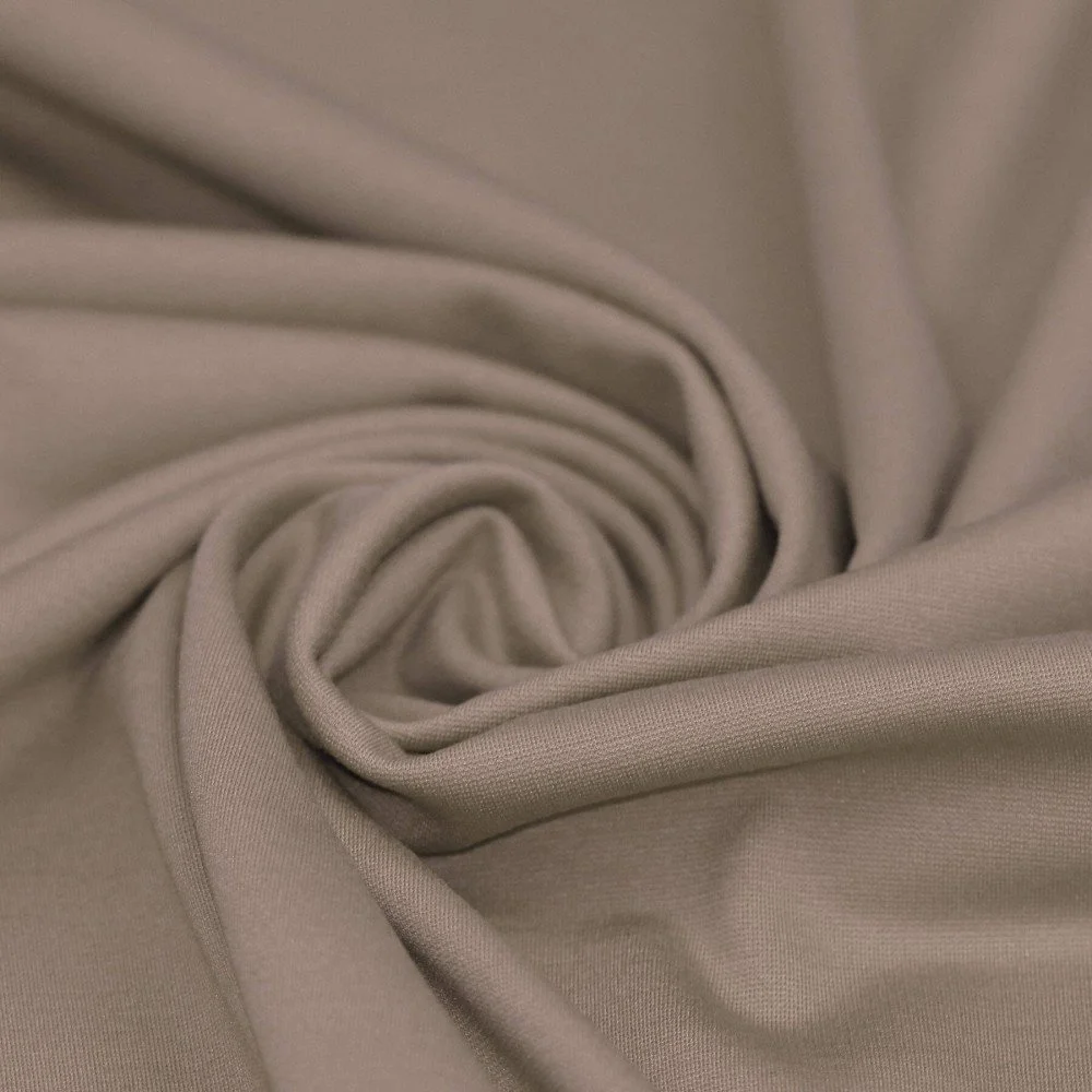 Punta Di Milano Jerseystoff Dunkel Beige