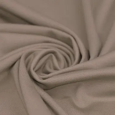 Punta Di Milano Jerseystoff Dunkel Beige - (Jersey Stoffe)