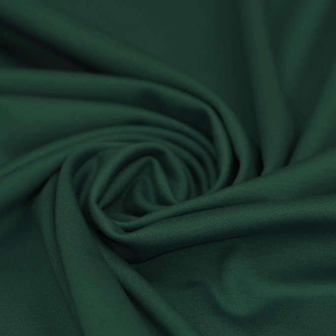 Punta Di Milano Jersey Dark Green - (Jersey Fabrics)