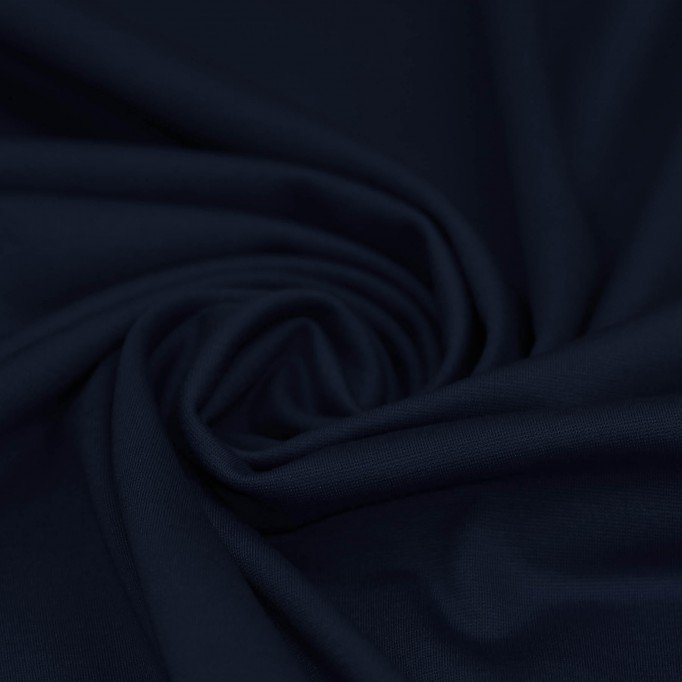 Punta Di Milano Jersey Navy - (Jersey Fabrics)
