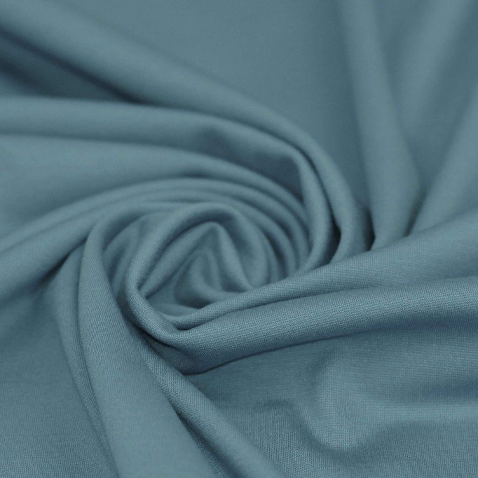 Tissu Punta Di Milano Jersey Vieux Vert - (Tissus Jersey)