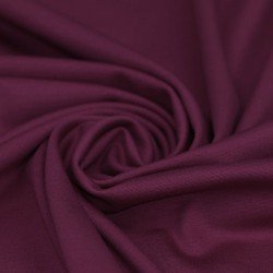 Tessuto Punta Di Milano Jersey Purper