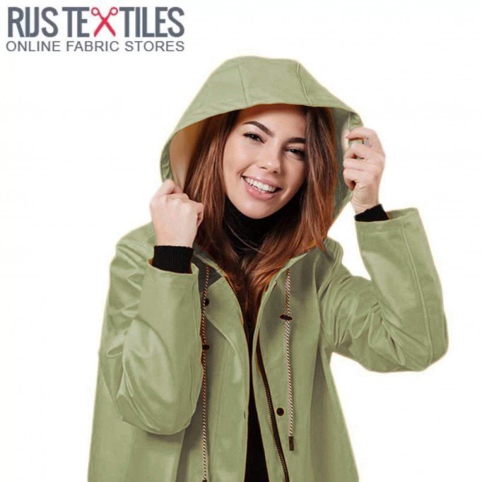 Tissu Coupe Pluie Noir - (Tissus De Mode)