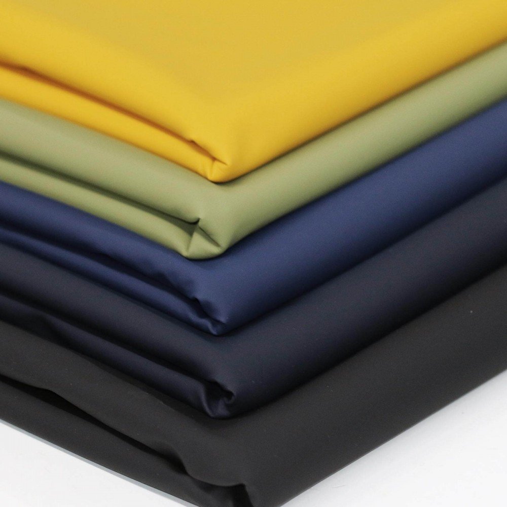 Raincoat Fabric Navy - Water-Resistant 200g/m2 Raincoat Fabric Navy - (Fashion Fabrics)