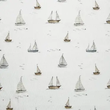 Rib Jersey Stof - Zeilboten | Rijs Textiles Rib Jersey Stof - Zeilboten - (Jersey Stoffen)