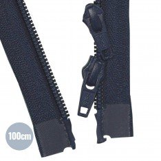 Teilbarer Zweiwege Spiralreißverschlüsse YKK Marine (058) 100CM Nylon