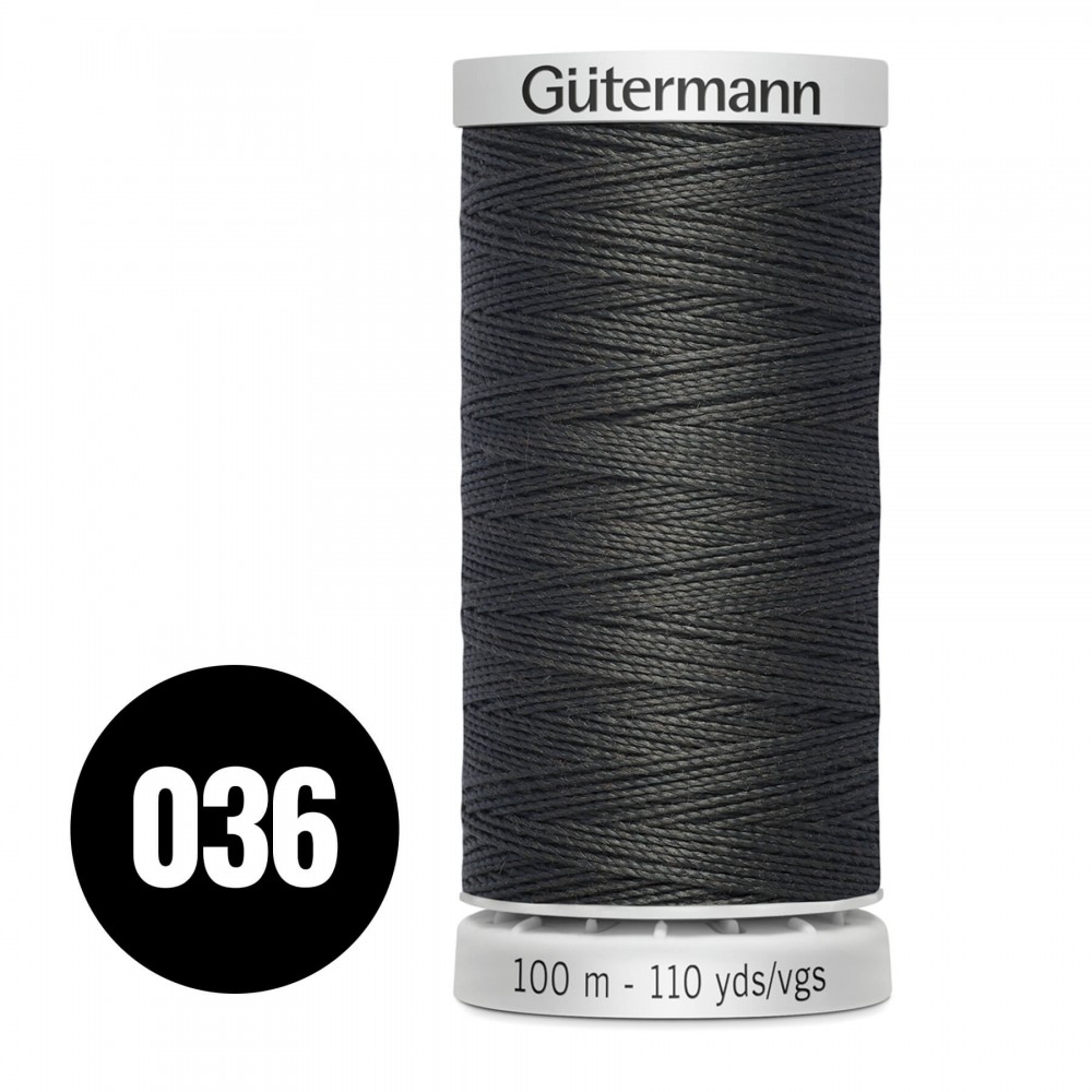 Gütermann Fil Extra Fort Gris Foncé 100M (036) Gütermann Fil Extra Fort Gris Foncé 100M (036)