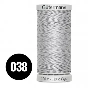 Gütermann Ekstra Kraftig Tråd Lysegrå 100M (038) Gütermann Ekstra Kraftig Tråd Lysegrå 100M (038)