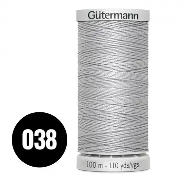 Gütermann Extra Strong Light Grey 100M (038) - (Sewing Threads)