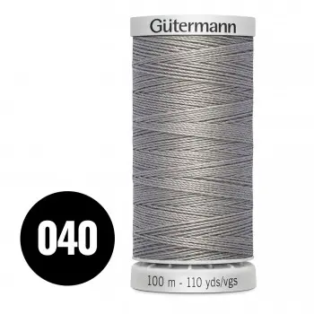Gütermann Ekstra Kraftig Tråd Stålgrå 100M (040) Gütermann Ekstra Kraftig Tråd Stålgrå 100M (040)