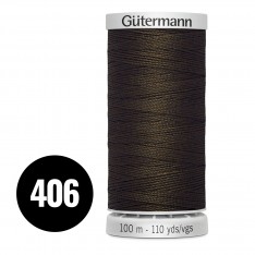 Gütermann Extra Strong Brown 100M (406)
