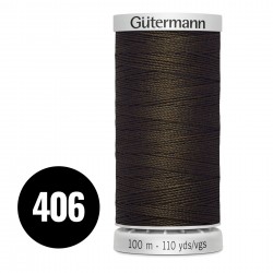 Gütermann Extra Strong Brown 100M (406)