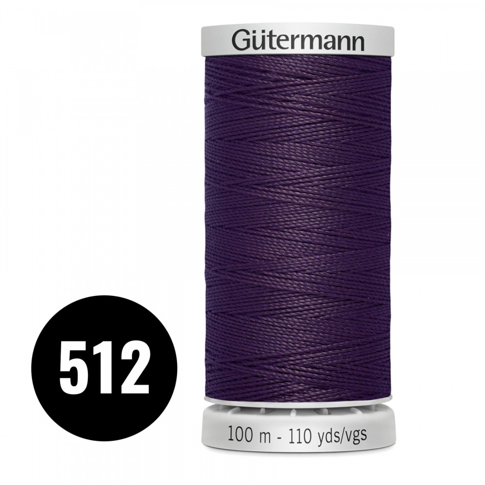 Gütermann Fil Extra Fort Aubergine 100M (512) Gütermann Fil Extra Fort Aubergine 100M (512)