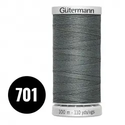 Gütermann Fil Extra Fort Houille 100M (701)  Gütermann Fil Extra Fort Houille 100M (701)