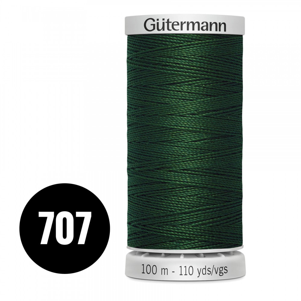 Gütermann Fil Extra Fort Vert Forêt 100M (707) 