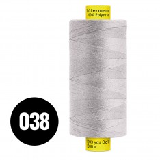 Gütermann Fils à Coudre MARA 120 Gris Clair 1000M (038)