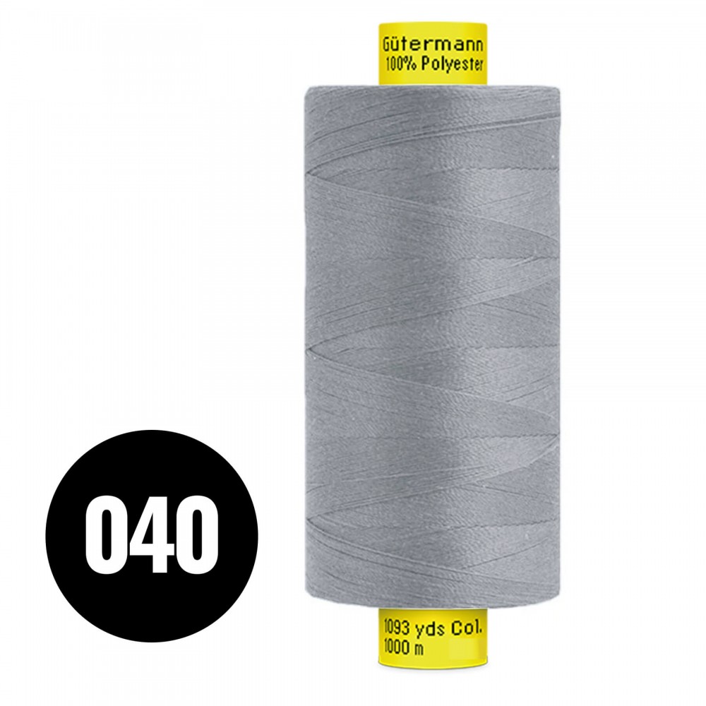 Gütermann Fils à Coudre MARA 120 Gris Acier 1000M (040) Gütermann Fils à Coudre MARA 120 Gris Acier 1000M (040)