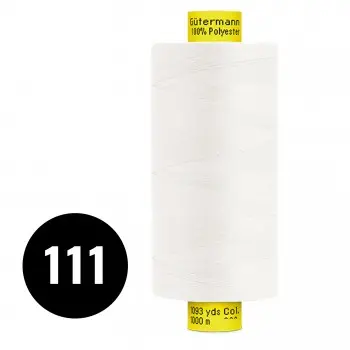 Gütermann Filo Da Cucito MARA 120 Ecru 1000M (111)