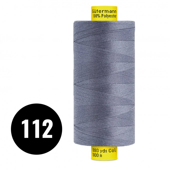 Gütermann Fils à Coudre MARA 120 Jeans Foncé 1000M (112) - (Fils à Coudre)