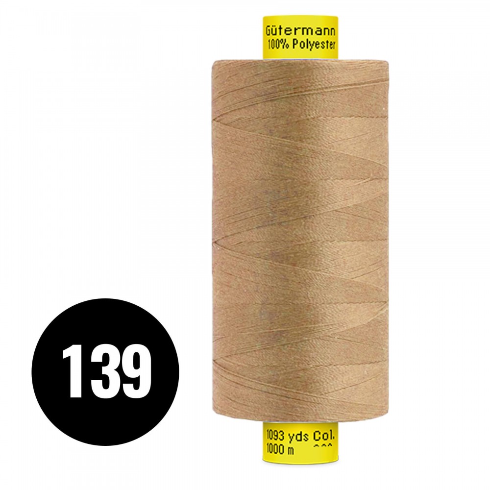 Gütermann Fils à Coudre MARA 120 Cacao 1000M (139) Gütermann Fils à Coudre MARA 120 Cacao 1000M (139)