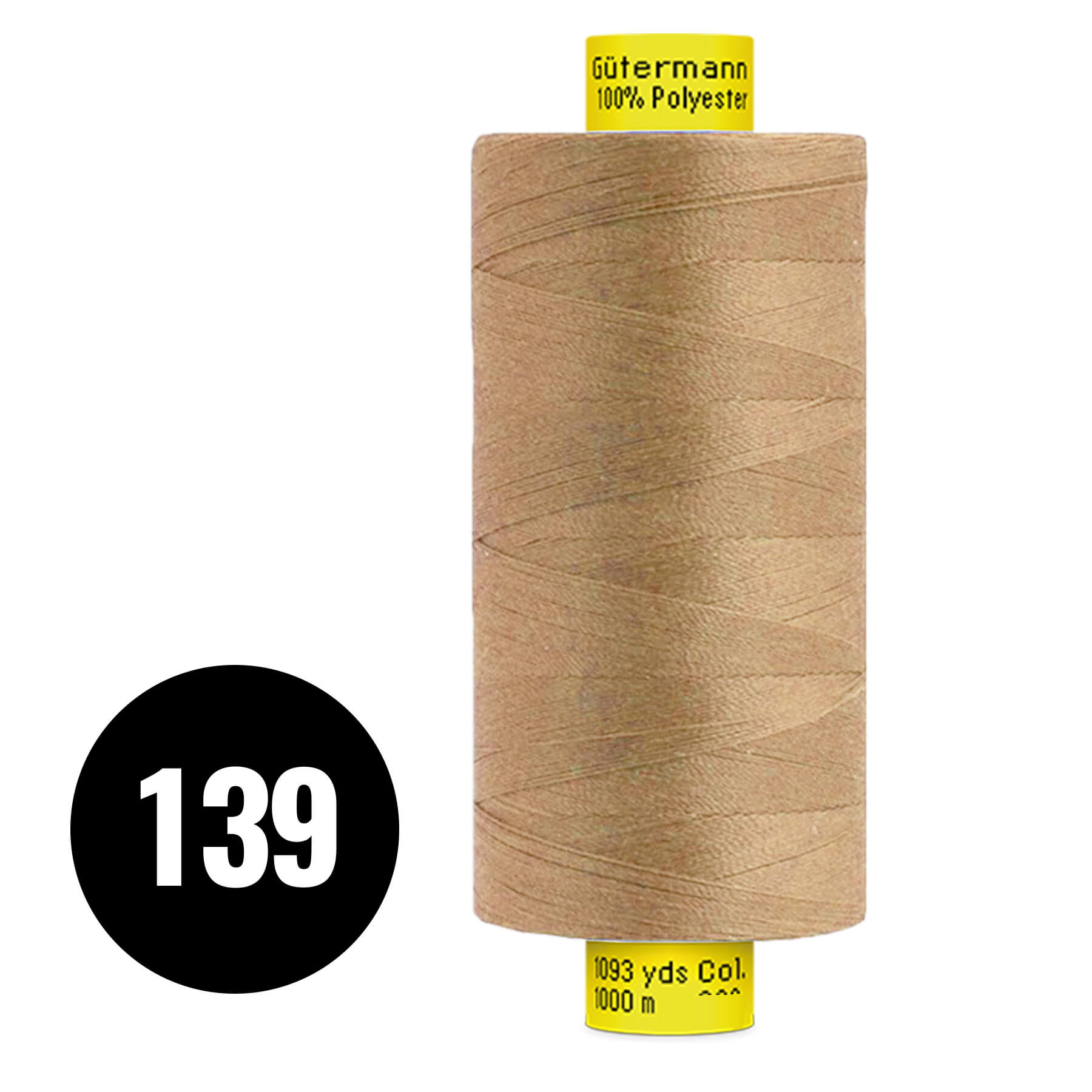 Gütermann Atelier Garen MARA 120 Cacao 1000M (139)