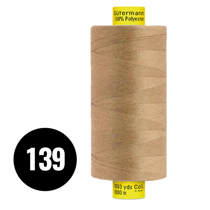 Gütermann Nić Bębenkowa MARA 120 Kakao 1000M (139) Przędze I Nici Szwalnicze