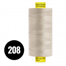 Gütermann Fils à Coudre MARA 120 Beige Foncé 1000M (208)