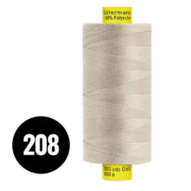 Gütermann Atelier Garen MARA 120 Donker Beige 1000M (208) - (Naaigaren)