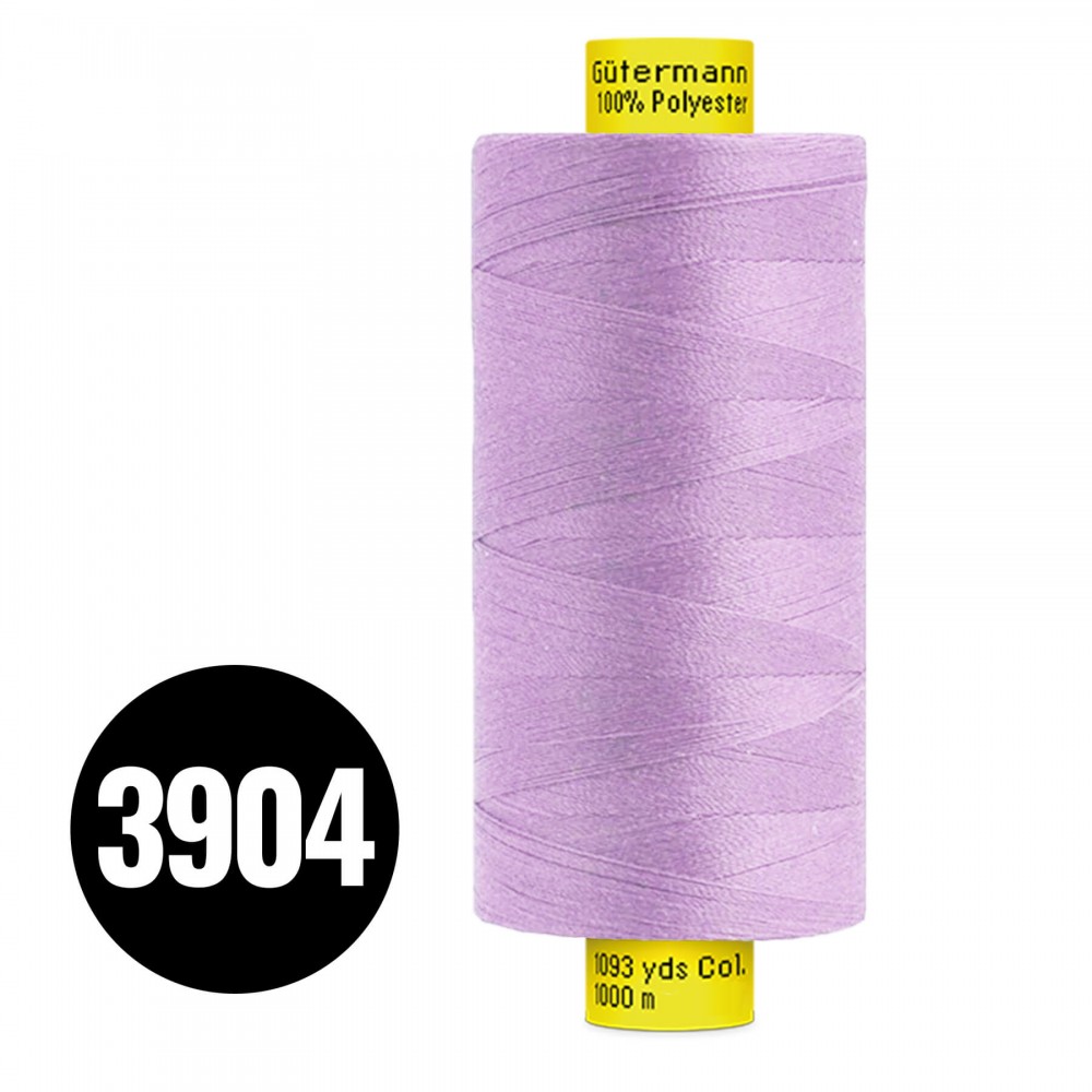 Gütermann Fils à Coudre MARA 120 Lilas Pastel 1000M (3904) Gütermann Fils à Coudre MARA 120 Lilas Pastel 1000M (3904)