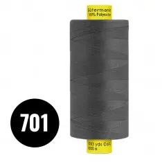 Gütermann Fils à Coudre MARA 120 Anthracite 1000M (701)