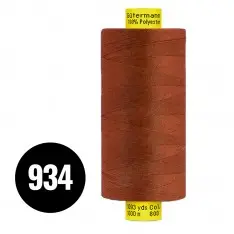 Gütermann Fils à Coudre MARA 120 Cognac 1000M (934) Gütermann Fils à Coudre MARA 120 Cognac 1000M (934)
