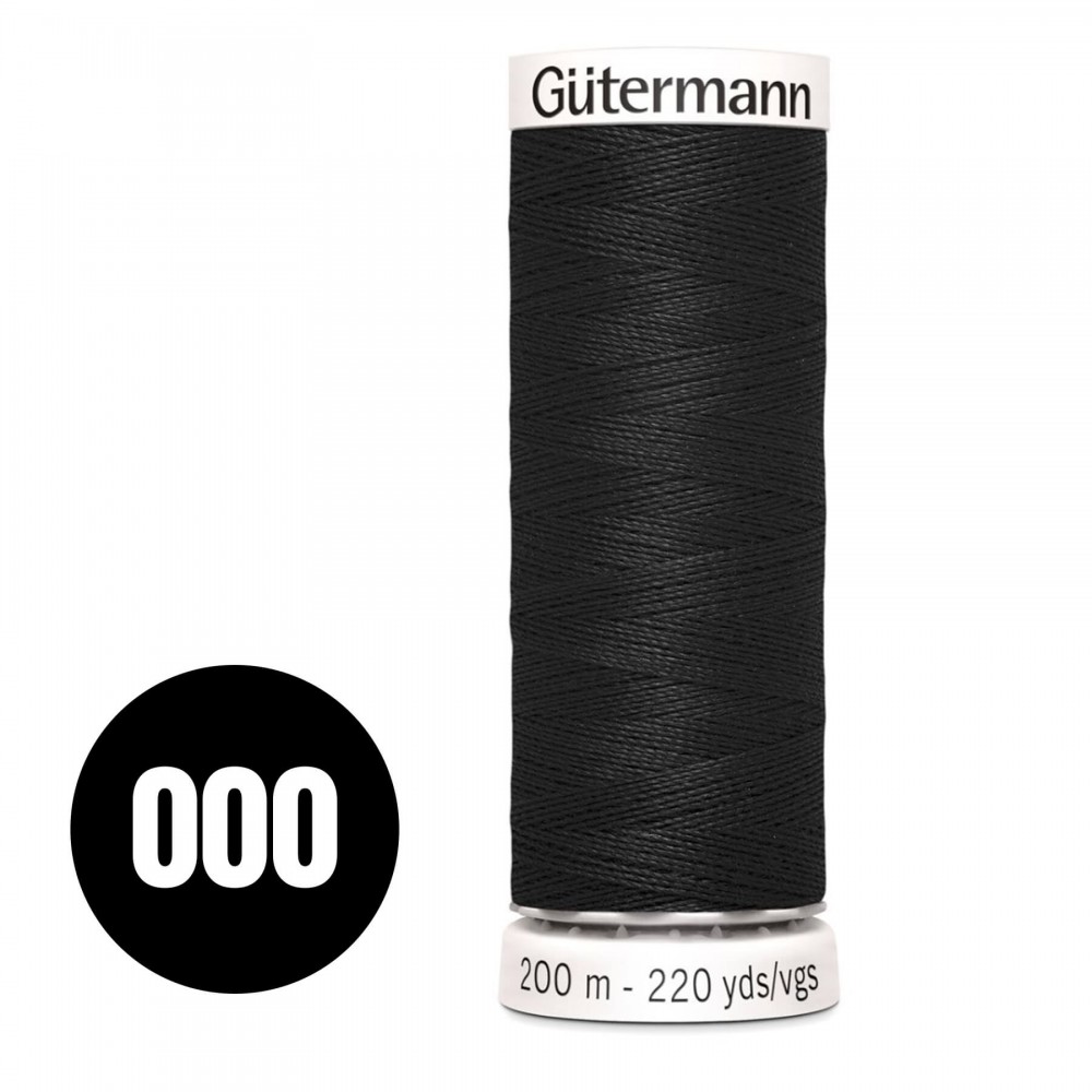 Gütermann Fil à Coudre Universel Noir 200M (000) Gütermann Fil à Coudre Universel Noir 200M (000)