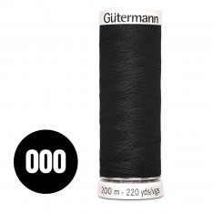 Gütermann Fil à Coudre Universel Noir 200M (000)
