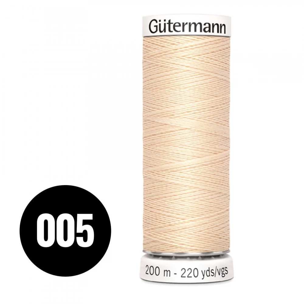 Gütermann Allesnaaier Licht Beige 200M (005)