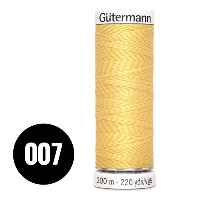 Gütermann 007 Hell Gelb 200M (043) - (Nähgarn)