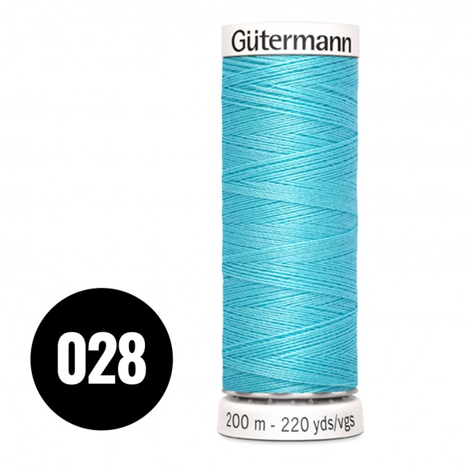 Gütermann 028 Acqua Chiaro 200M (043) - (Filati Cucirini)