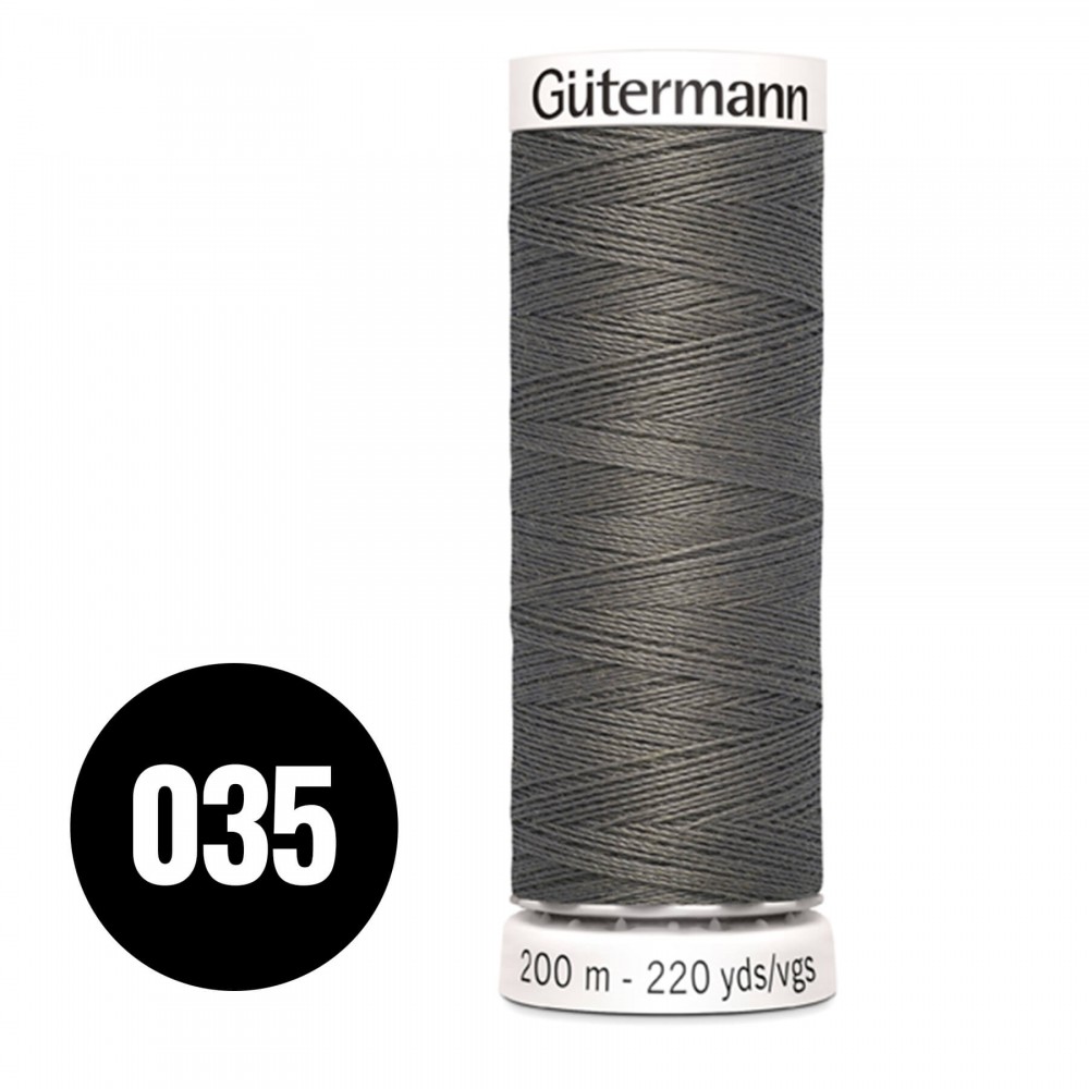 Gütermann Fil à Coudre Universel Gris Foncé 200M (035) Gütermann Fil à Coudre Universel Gris Foncé 200M (035)